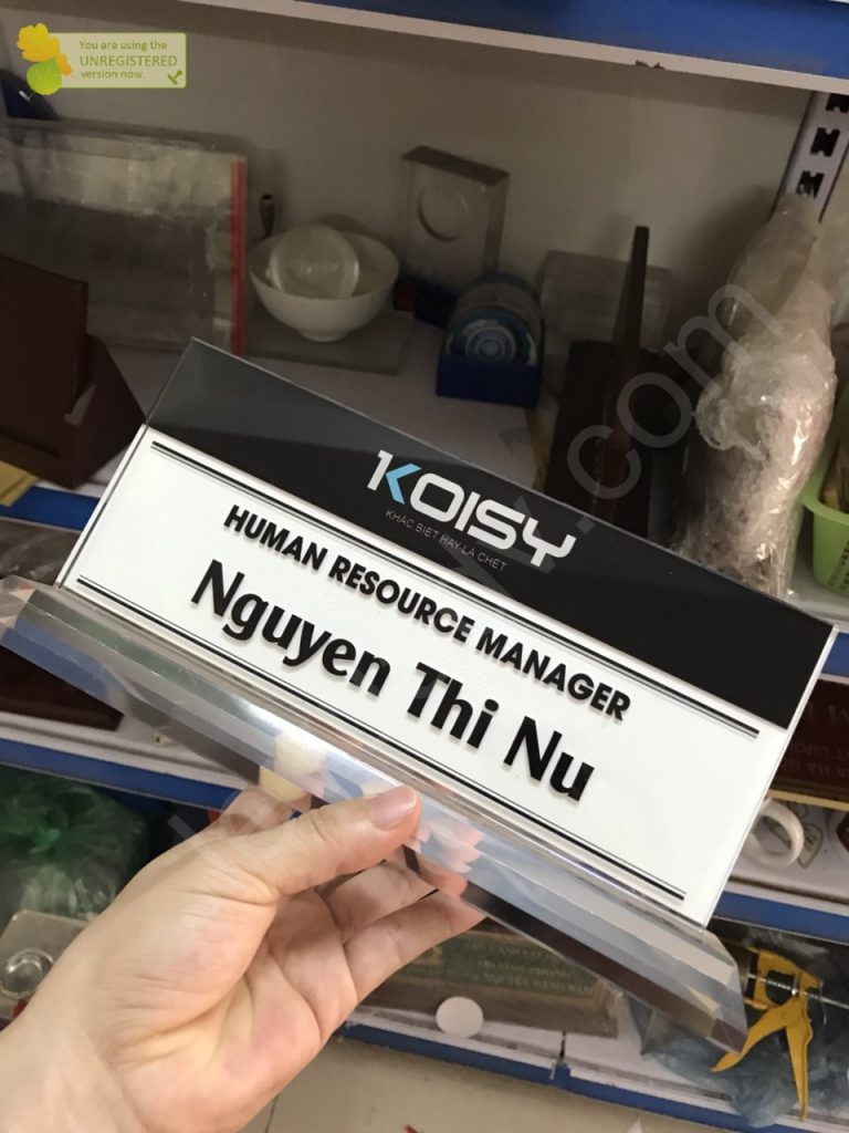 Biển chức danh 06