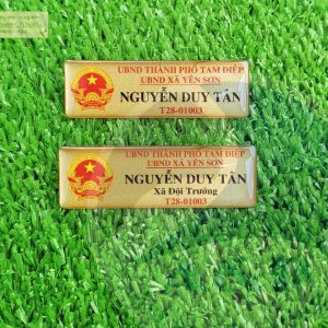 Biển tên NV công chức, viên chức